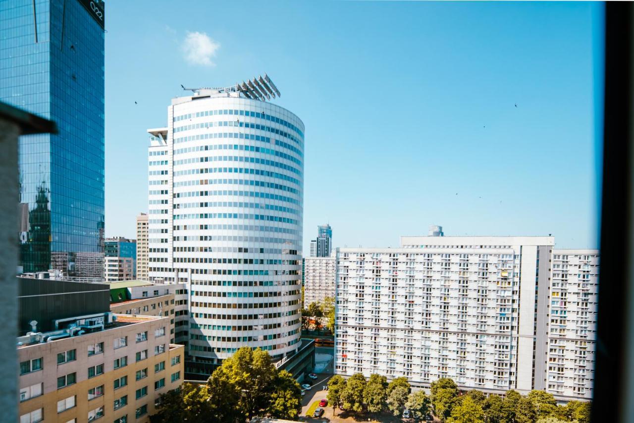 Bright 14Th Floor Central Home With Balcony & Views Варшава Екстериор снимка
